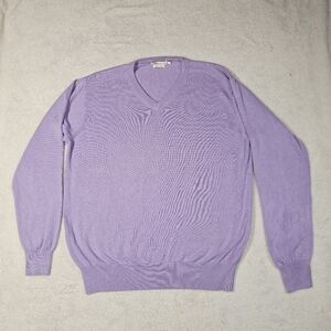 Peter Millar men’s sweater silk cashmere blend v neck size large